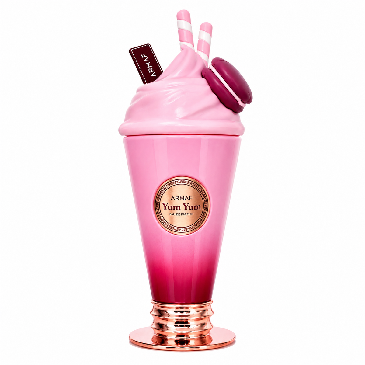 Yum Yum 100 ml, perfume disponible en Gotitas de Miel Panamá, frasco y estuche.