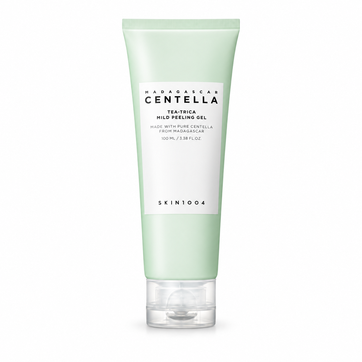 SKIN1004 Madagascar Centella Tea-Trica Mild Peeling Gel 125ml – exfoliante suave con centella asiática y té verde, Gotitas de Miel Panamá