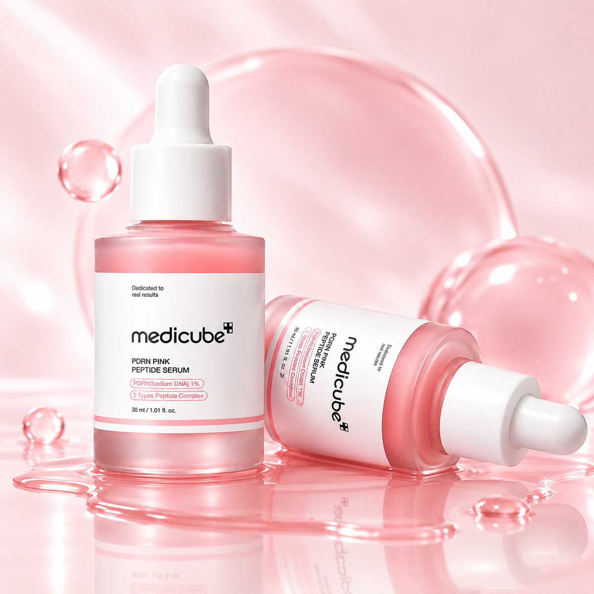 Medicube PDRN Pink Peptide Serum skincare coreano