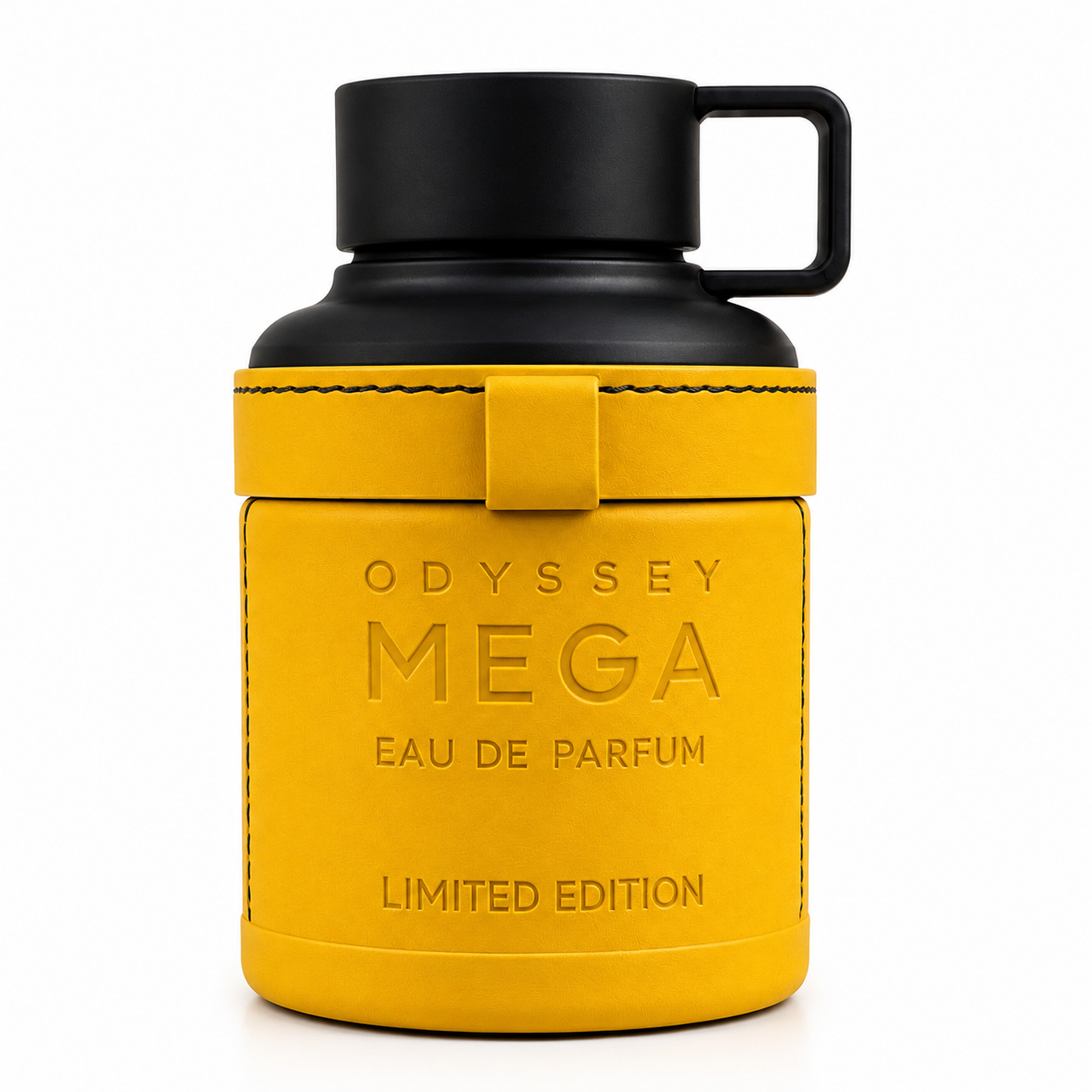 Odyssey Mega 100 ml, perfume disponible en Gotitas de Miel Panamá, frasco y estuche.