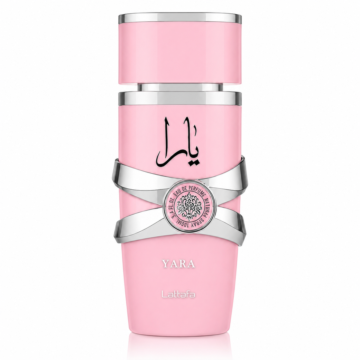 Yara 100 ml, perfume disponible en Gotitas de Miel Panamá, frasco y estuche.