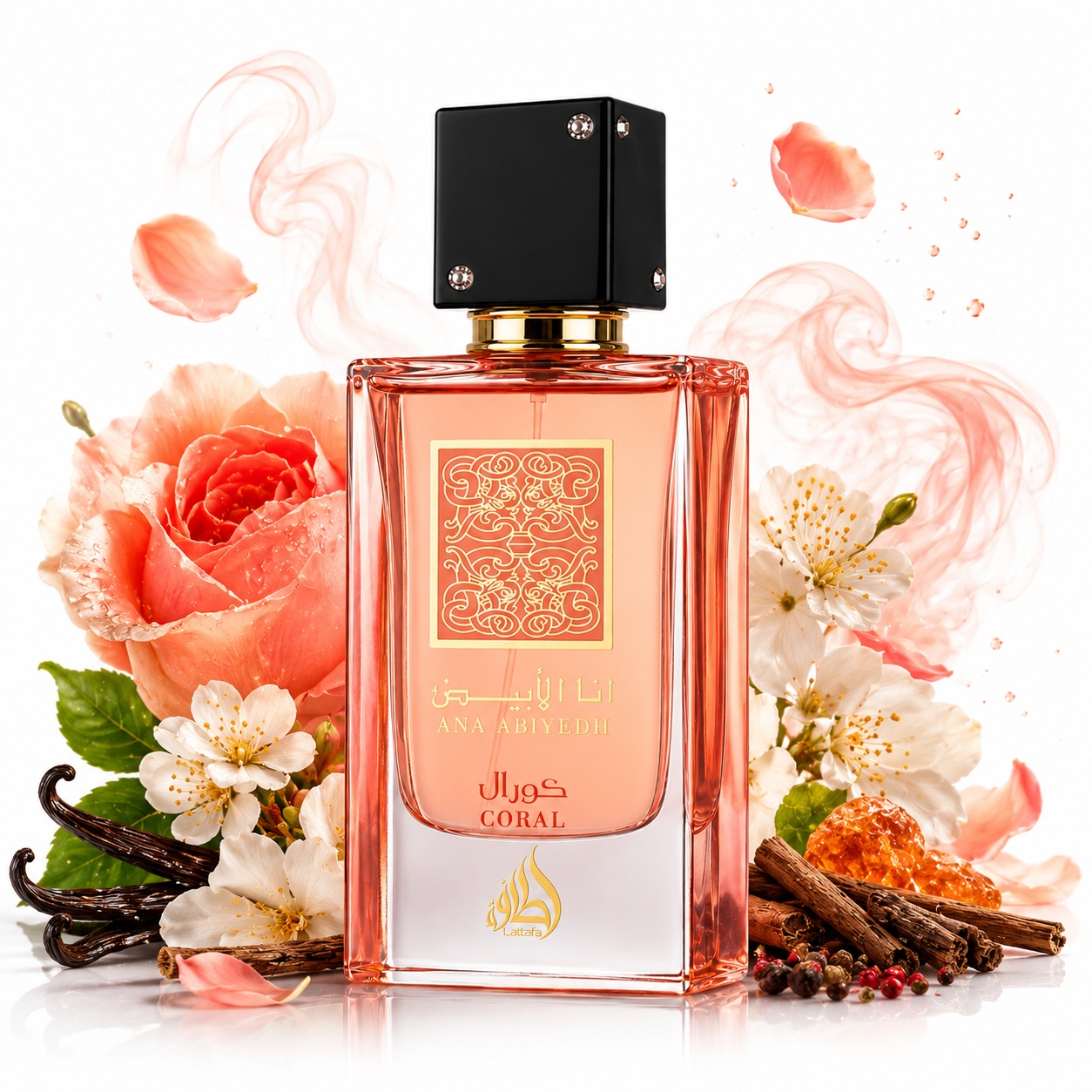 Ana Abiyedh Coral 60 ml, perfume disponible en Gotitas de Miel Panamá, vista de detalle.