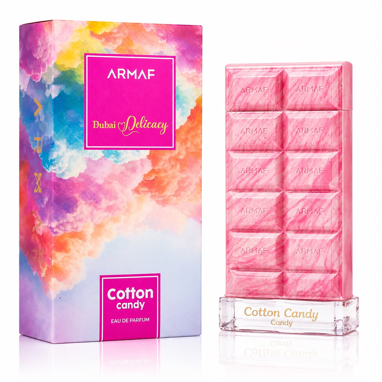 Dubai Delicacy Cotton Candy 70 ml, perfume disponible en Gotitas de Miel Panamá.