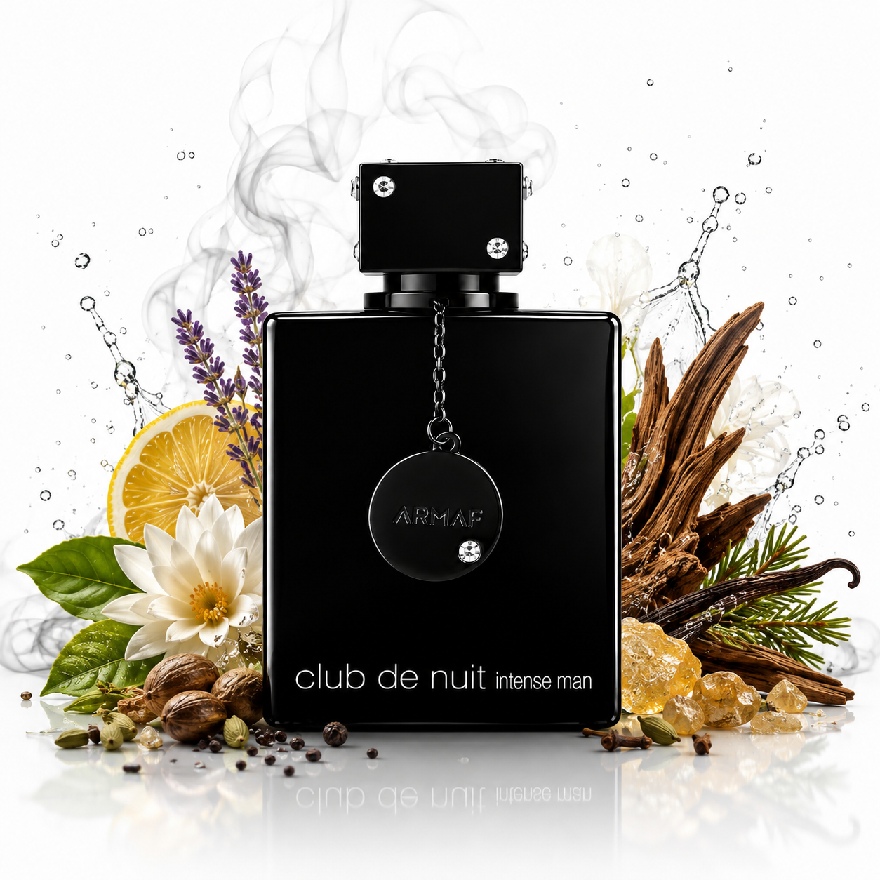 Club de Nuit Intense Man 105 ml, perfume disponible en Gotitas de Miel Panamá, vista de detalle.