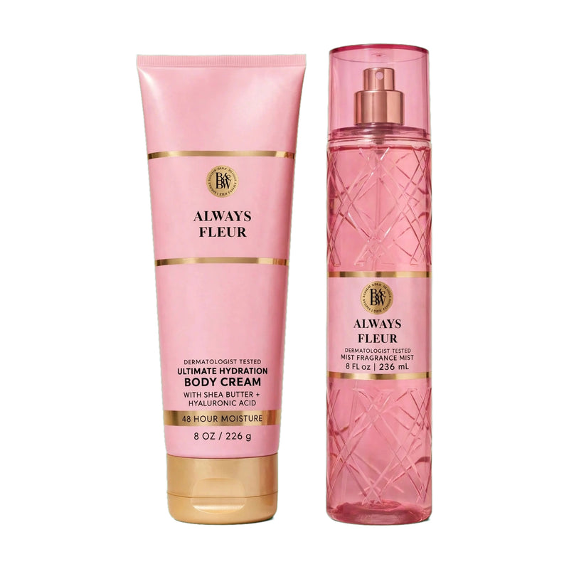 Set Always Fleur de Bath and Body Works — mist y crema corporal, Panamá