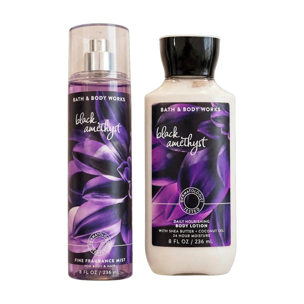 Set Black Amethyst de Bath and Body Works — mist y crema corporal, Panamá