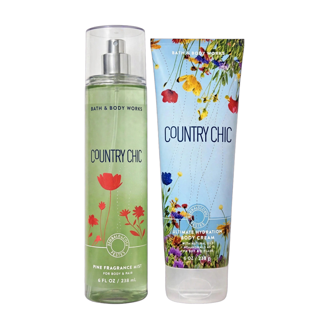 Set Country Chic de Bath and Body Works — mist y crema corporal, Panamá
