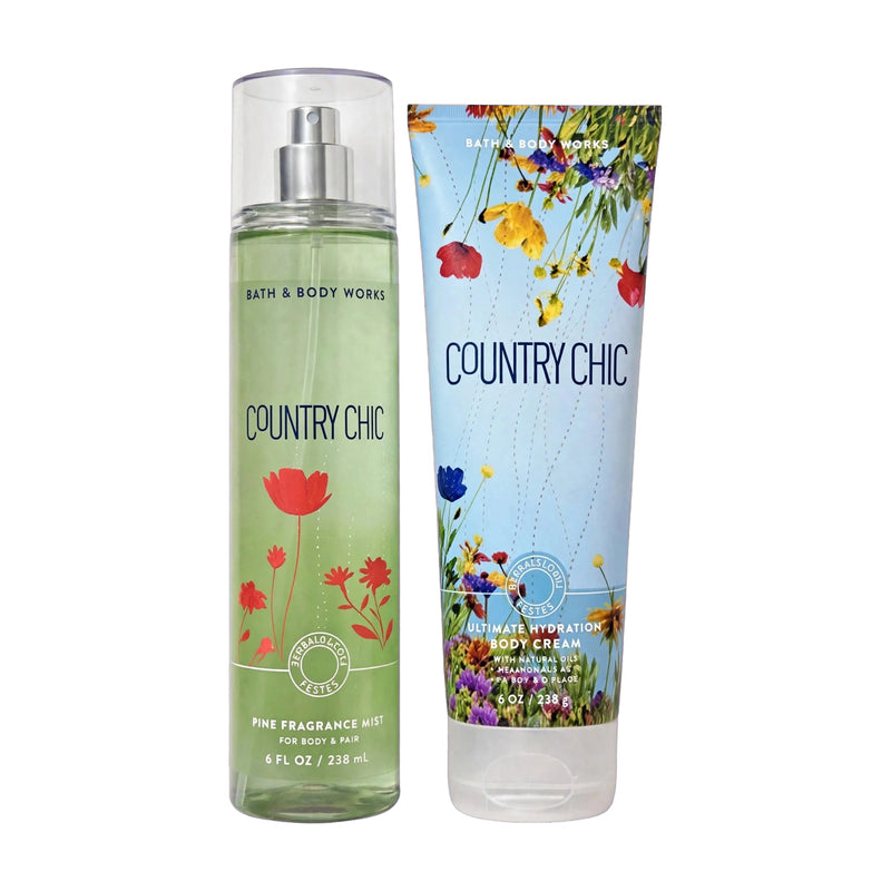 Set Country Chic de Bath and Body Works — mist y crema corporal, Panamá
