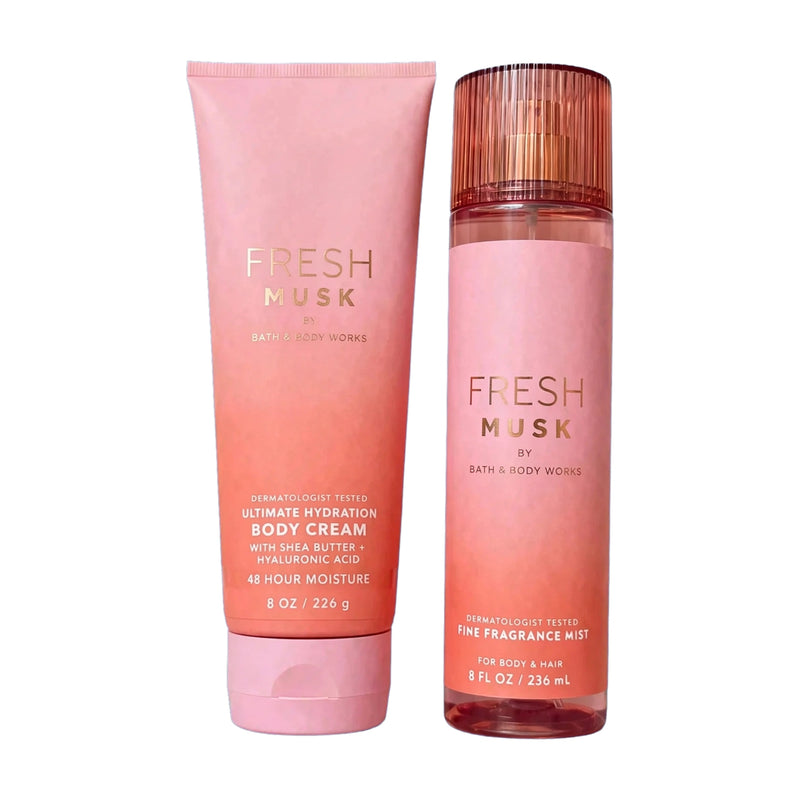 Set Fresh Musk de Bath and Body Works — mist y crema corporal, Panamá
