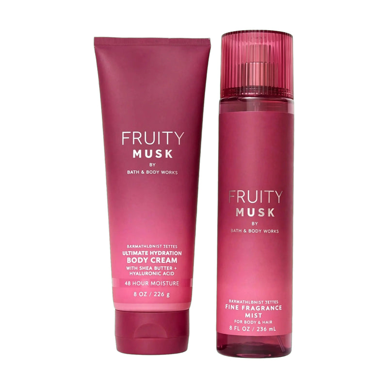Set Fruity Musk de Bath and Body Works — mist y crema corporal, Panamá