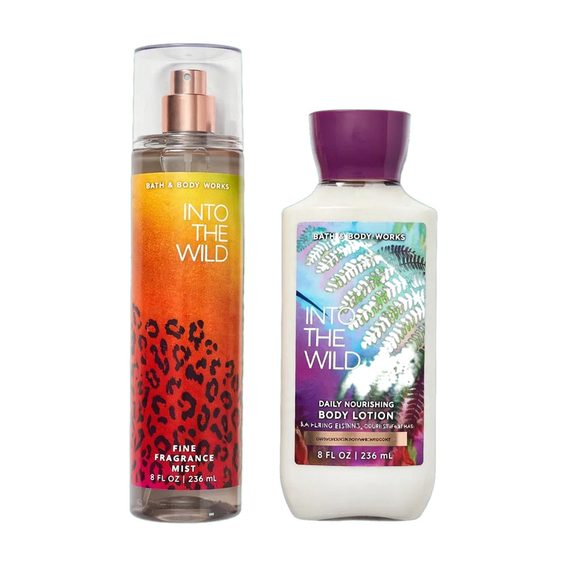 Set Into the Wild de Bath and Body Works — mist y crema corporal, Panamá