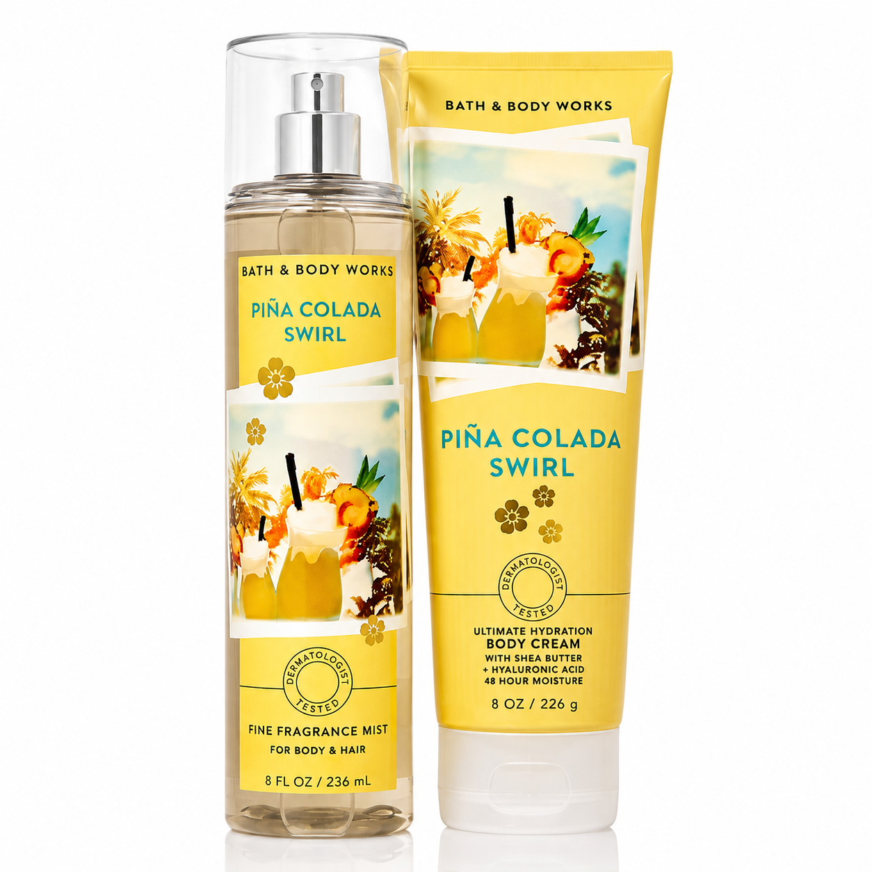 Piña Colada Swirl de Bath & Body Works en Gotitas de Miel Panamá.