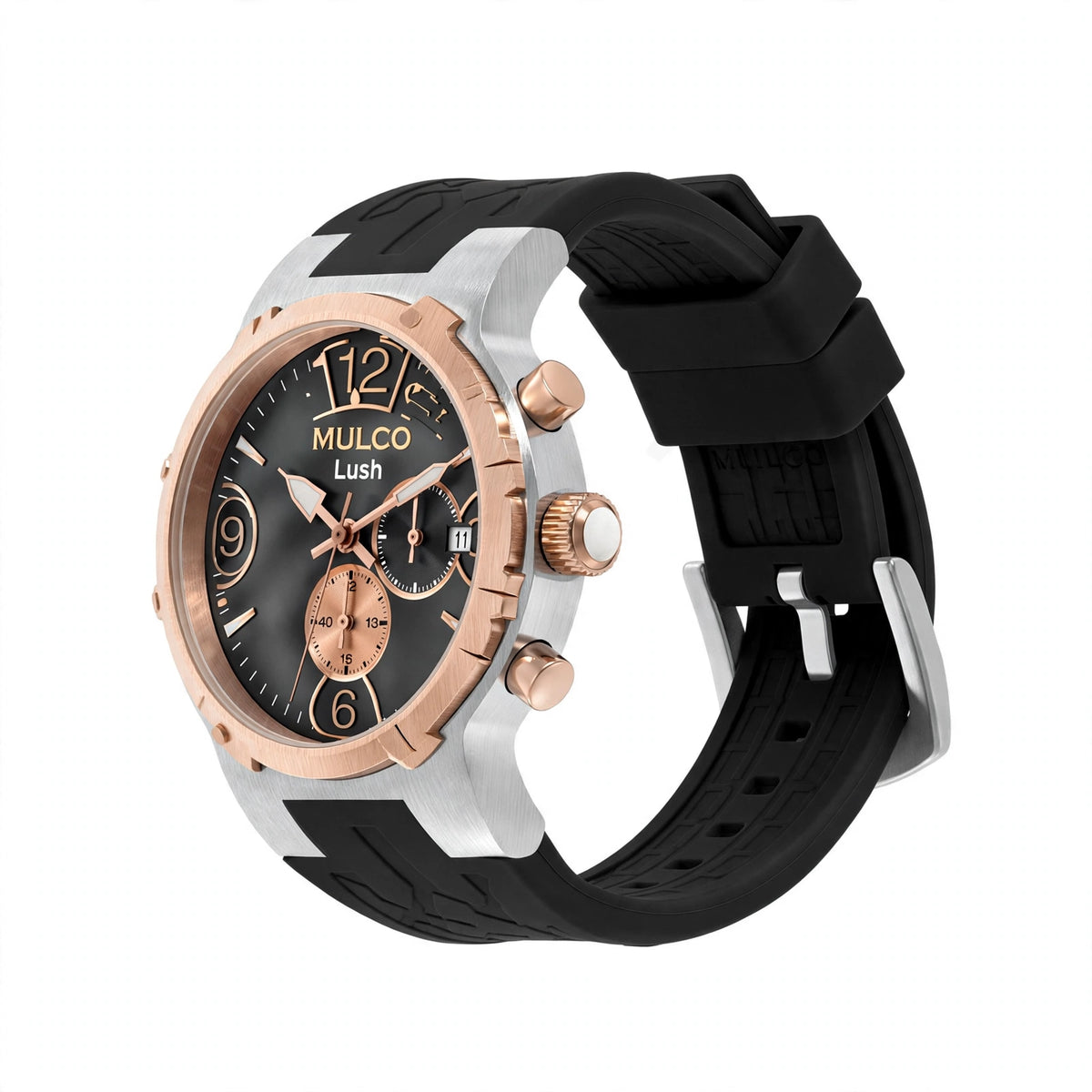 Reloj Mulco Lush Rio Mujer Negro & Rose Gold 42 mm