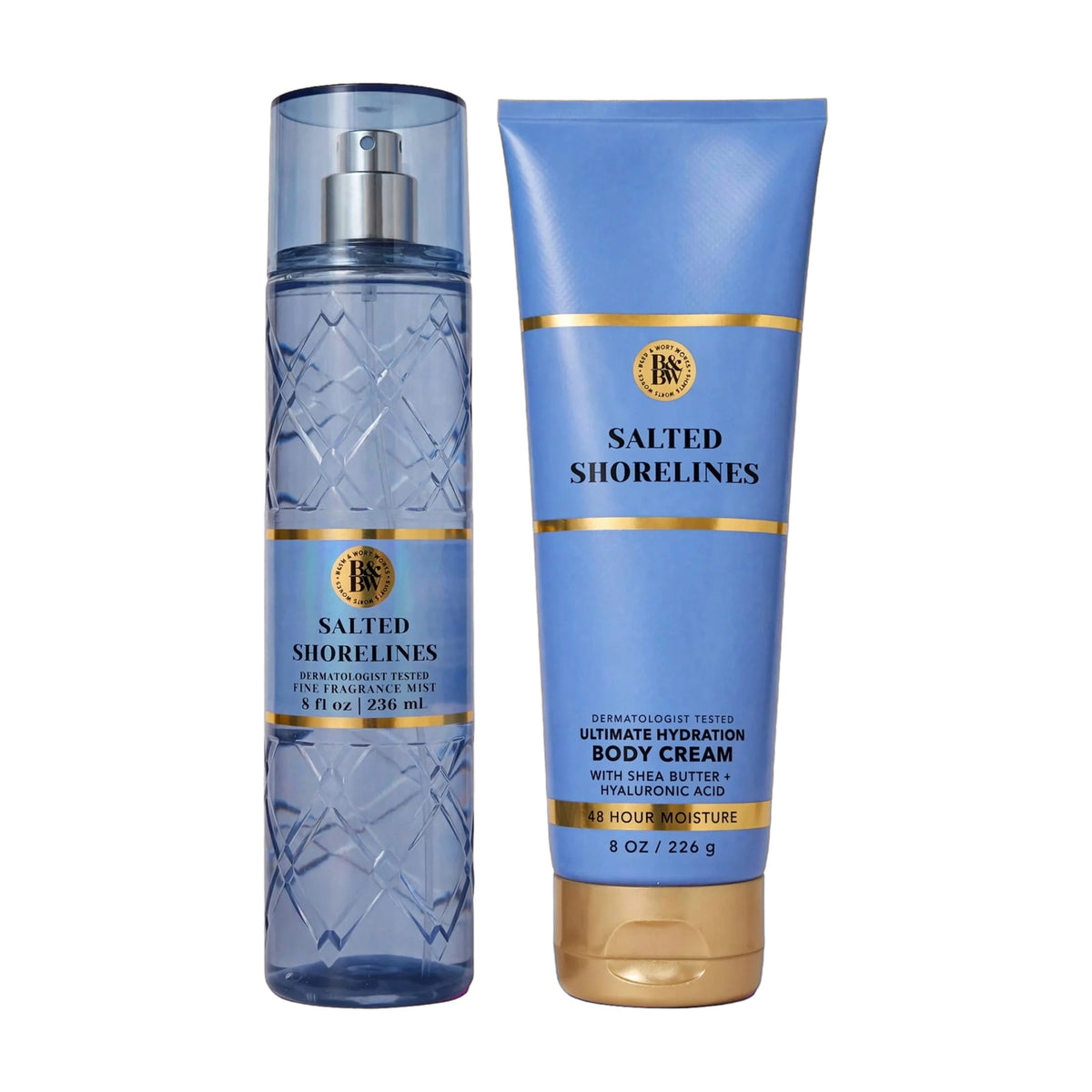 Set Salted Shorelines de Bath and Body Works — mist y crema corporal, Panamá