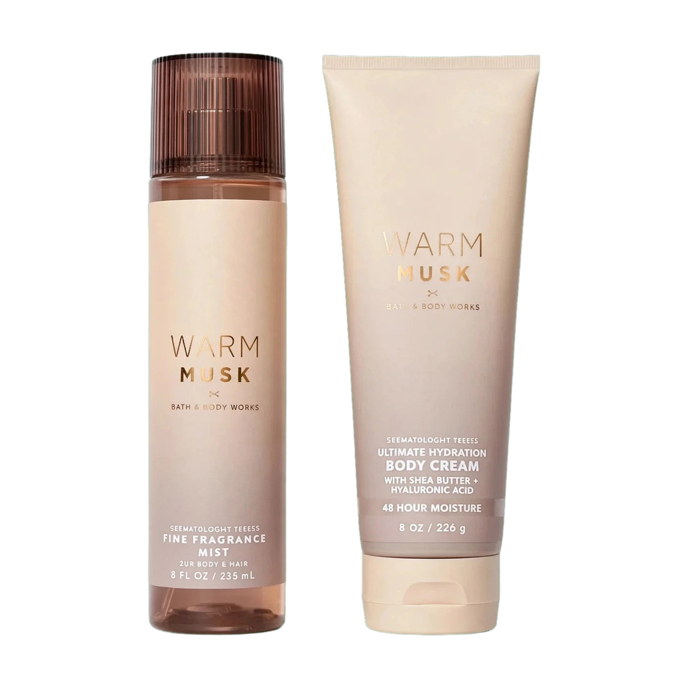 Set Warm Musk de Bath and Body Works — mist y crema corporal, Panamá