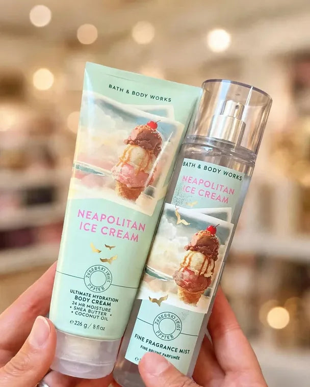 Set Neapolitan Ice Cream de Bath & Body Works
